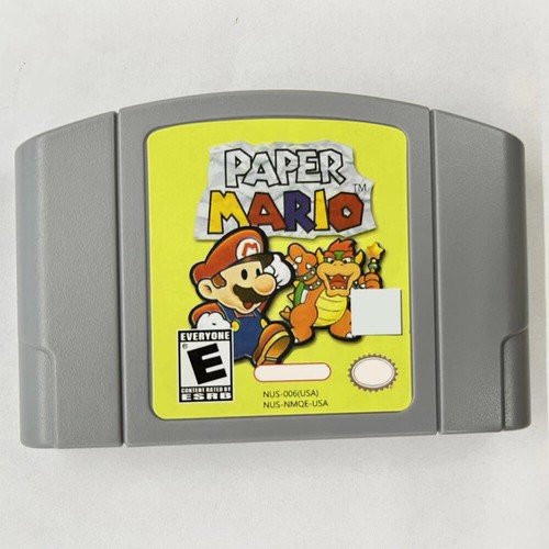 Paper mario game - paper, series